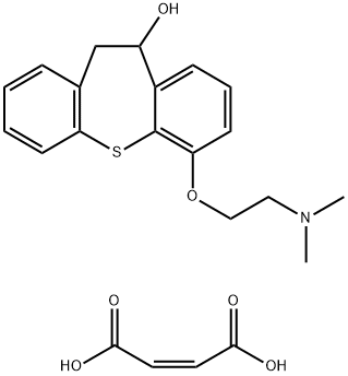 Dibenzo(b,f)thiepin-10-ol, 10,11-dihydro-6-(2-(dimethylamino)ethoxy)-,  (Z)-2-butenedioate (1:1) (salt)