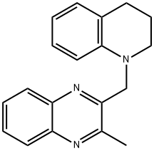 QUINOXALINE, 2-[(3,4-DIHYDRO-1(2H)-QUINOLINYL)METHYL]-3-METHYL-