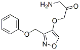 (3-amino-2-oxypropoxy)phenoxymethylisoxazole