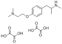 N,alpha-Dimethyl-4-(2-(dimethylamino)ethoxy)benzeneethanamine ethanedi oate (1:2)