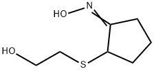Cyclopentanone, 2-[(2-hydroxyethyl)thio]-, oxime (9CI)