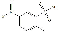 Benzenesulfonamide,  2-methyl-5-nitro-,  ion(1-)