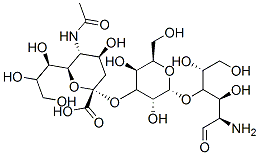 (2S,4S,5R,6R)-5-acetamido-2-[(2R,3R,4S,5S,6R)-2-[(2R,3R,4R,5R)-5-amino-1,2,4-trihydroxy-6-oxo-hexan-3-yl]oxy-3,5-dihydroxy-6-(hydroxymethyl)oxan-4-yl]oxy-4-hydroxy-6-[(1R,2R)-1,2,3-trihydroxypropyl]oxane-2-carboxylic acid
