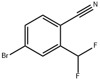 4-Bromo-2-(difluoromethyl)benzonitrile