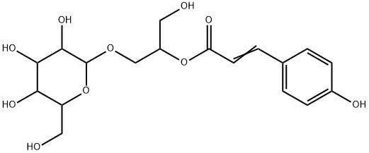 3-(4-Hydroxyphenyl)propenoic acid (2R)-1-(β-D-glucopyranosyloxy)-3-hydroxypropan-2-yl ester