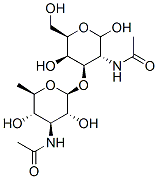 2-acetamido-3-O-(3-acetamido-3,6-dideoxy-beta-glucopyranosyl)-2-deoxy-galactopyranose