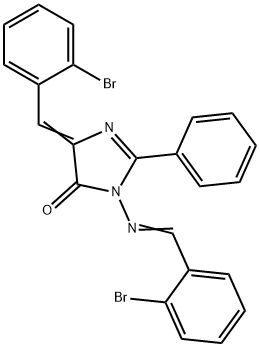 4-(o-Bromobenzylidene)-1-((o-bromobenzylidene)amino)-2-phenyl-2-imidaz olin-5-one