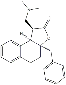 3-benzyl-1-(dimethylaminomethyl)-3,4,5,9-tetranaphtho(2-1b)(2-1H)-furanone