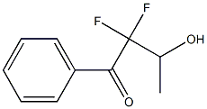 1-Butanone, 2,2-difluoro-3-hydroxy-1-phenyl-, (-)- (9CI)