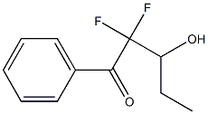 1-Pentanone, 2,2-difluoro-3-hydroxy-1-phenyl-, (-)- (9CI)