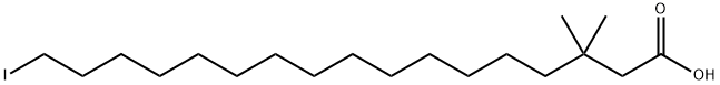 17-iodo-3,3-dimethylheptadecanoic acid
