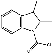 1H-Indole-1-carbonyl chloride, 2,3-dihydro-2,3-dimethyl- (9CI)