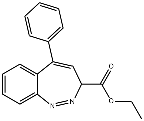 5-Phenyl-3H-1,2-benzodiazepine-3-carboxylic acid ethyl ester