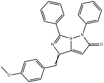 1H-Imidazo[1,5-b]pyrazol-2(4H)-one,  4-[(4-methoxyphenyl)methylene]-1,6-diphenyl-