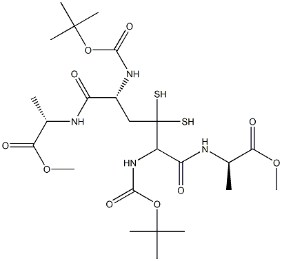 S,S'-bis(tert-butyloxycarbonyl-cysteinylalanine methyl ester)