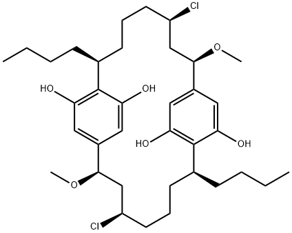 (2R,4R,8S,13R,15R,19S)-8,19-Dibutyl-4,15-dichloro-2,13-dimethoxytricyclo[18.2.2.29,12]hexacosa-9,11,20,22(1),23,25-hexene-10,21,24,26-tetrol