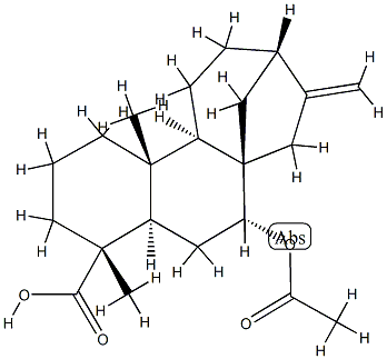 (4BETA,7BETA)-7-(乙酰氧基)-贝壳杉-16-烯-18-酸