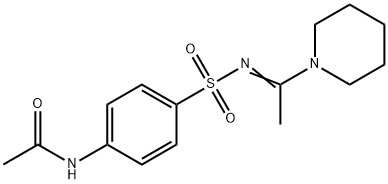 N-[4-[1-(1-piperidyl)ethylideneamino]sulfonylphenyl]acetamide