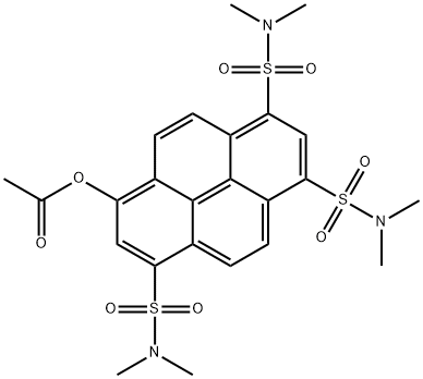 8-乙酰氧-N,N,N`,N`,N``,N``-六甲基芘-1,3,6-三磺酰胺