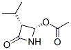 2-Azetidinone,4-(acetyloxy)-3-(1-methylethyl)-,(3R-cis)-(9CI)
