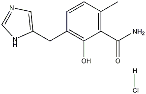 2-Hydroxy-3-(1H-imidazol-5-ylmethyl)-6-methylbenzamide Hydrochloride