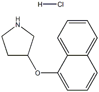 1-NAPHTHYL 3-PYRROLIDINYL ETHER HYDROCHLORIDE
