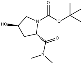 (2S,4R)-2-(二甲基氨基甲酰基)-4-羟基吡咯烷-1-羧酸叔丁酯