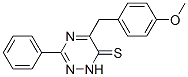 1,2,4-Triazine-6(1H)-thione, 5-[(4-methoxyphenyl)methyl]-3-phenyl-
