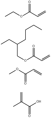 2-Propenoic acid, 2-methyl-, polymer with 2-ethylhexyl 2-propenoate, ethyl 2-propenoate and methyl 2-propenoate