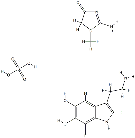 5,6-dihydroxy-7-fluorotryptamine creatinine