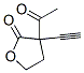2(3H)-Furanone, 3-acetyl-3-ethynyldihydro- (9CI)