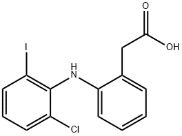 2-[(2-Chloro-6-iodophenyl)amino]benzeneacetic acid