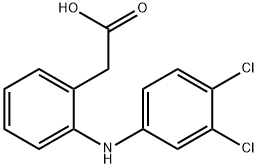 2-[(3,4-Dichlorophenyl)amino]benzeneacetic acid