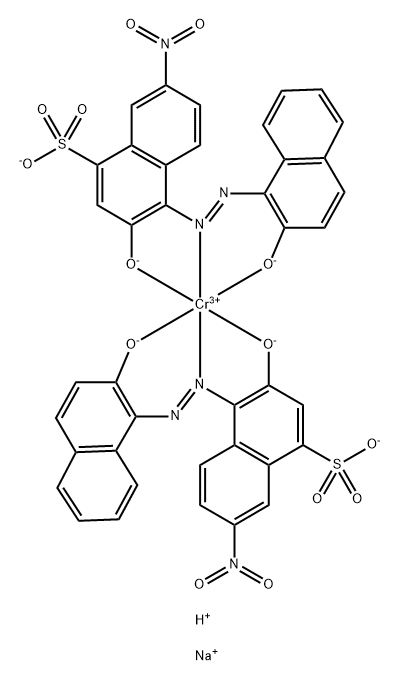 Chromate(3-), bis[3-hydroxy-4-[(2-hydroxy- 1-naphthalenyl)azo]-7-nitro-1-naphthalenesulfonato (3-)]-, sodium dihydrogen