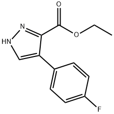 1H-Pyrazole-3-carboxylic acid, 4-(4-fluorophenyl)-, ethyl ester
