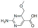 5-Pyrimidinecarboxylic acid, 2-amino-4-(methoxymethyl)- (9CI)