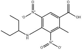 4-[(1-乙基丙基)氨基]-2-甲基-3,5-二硝基苯甲 酸