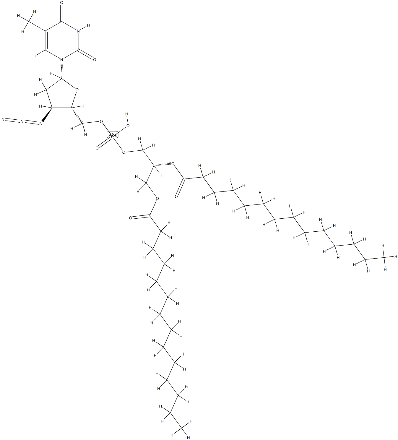 1,2-dimyristoylphosphatidylazidothymidine