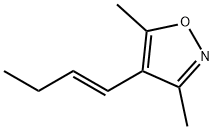 Isoxazole, 4-(1-butenyl)-3,5-dimethyl-, (E)- (9CI)