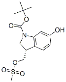 tert-butyl (3S)-6-hydroxy-3-(methylsulfonyloxymethyl)-2,3-dihydroindol e-1-carboxylate