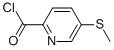 2-Pyridinecarbonyl chloride, 5-(methylthio)- (9CI)