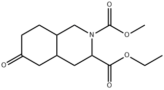 3-Ethyl  2-Methyl  6-oxooctahydroisoquinoline-2,3(1H)-dicarboxylate