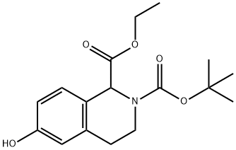 2-叔丁基 1-乙基 6-羟基-3,4-二氢异喹啉-1,2(1H)-二羧酸酯