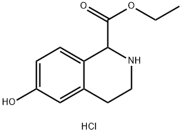 6-HYDROXY-1,2,3,4-TETRAHYDRO-ISOQUINOLINE-1-CARBOXYLIC ACID ETHYL ESTER HYDROCHLORIDE