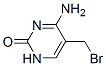 2(1H)-Pyrimidinone, 4-amino-5-(bromomethyl)- (9CI)