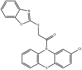1,3-benzoxazol-2-yl 2-(2-chloro-10H-phenothiazin-10-yl)-2-oxoethyl sulfide