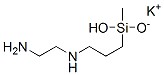 Silanediol, 3-(2-aminoethyl)aminopropylmethyl-, potassium salt