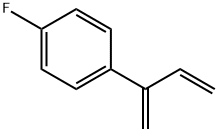 Benzene, 1-fluoro-4-(1-methylene-2-propenyl)- (9CI)