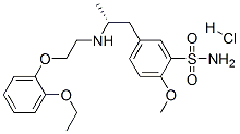 (-)-(R)-5-(2-((2-(o-Ethoxyphenoxy)ethyl)amino)propyl)-2-methoxybenzene sulfonamide monohydrochloride
