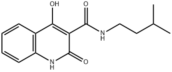 3-Quinolinecarboxamide, 1,2-dihydro-N-hydroxy-N-(3-methylbutyl)-2-oxo-